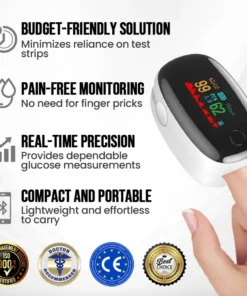 QIAWI™ SugarSense High-Precision Glucose Monitoring Device
