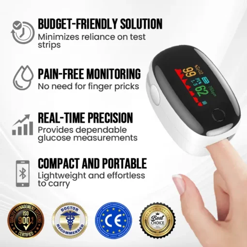 QIAWI™ SugarSense High-Precision Glucose Monitoring Device