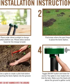 QIAWI™Solar Mole Repeller