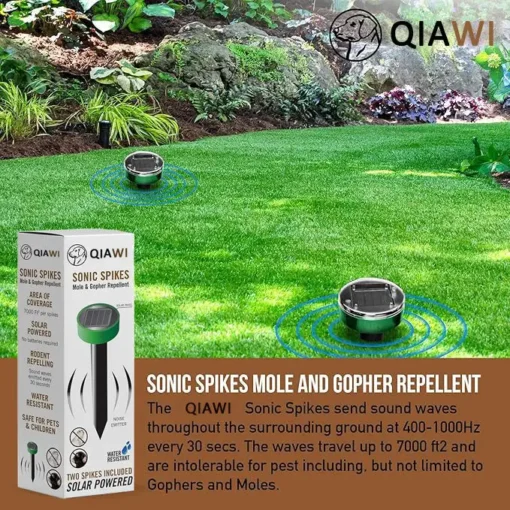 QIAWI™Solar Mole Repeller