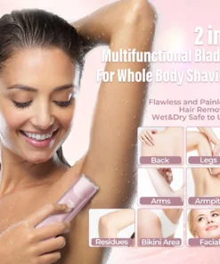 QIAWI™ 2-in-1 Women's Electric Shaver - Dual-Head Precision Trimmer