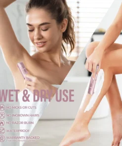 QIAWI™ 2-in-1 Women's Electric Shaver - Dual-Head Precision Trimmer