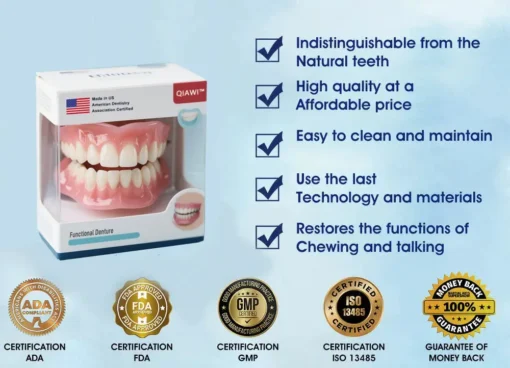 QIAWI™ Multi-Functional Shaping Silicone Denture Set