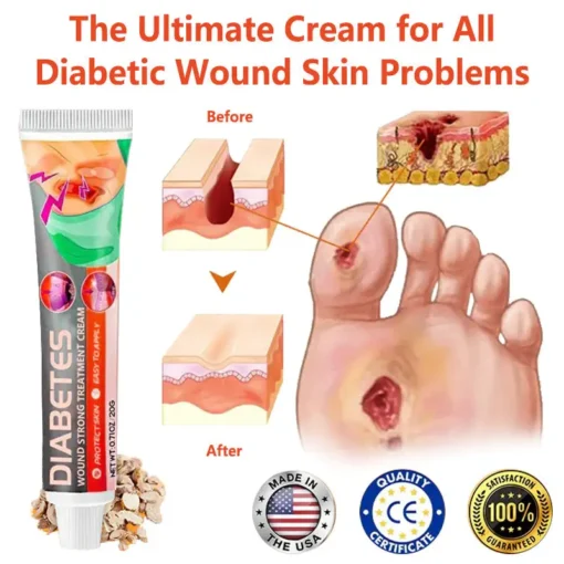 QIAWI™ Natural Products, Diabetes Wound Strong Treatment Cream
