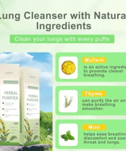 QIAWI™Mullein Relaxation Stick – Soothes Lungs, Detoxifies, Freshens Breath