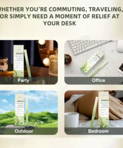 QIAWI™Mullein Relaxation Stick – Soothes Lungs, Detoxifies, Freshens Breath