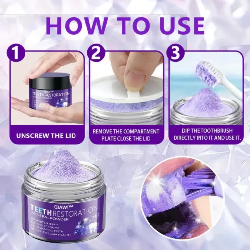 QIAWI™TeethRestoration Mineral Powder