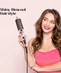 QIAWI™ Fast Heating Ionic Curling Iron Brush 1.5 Inch
