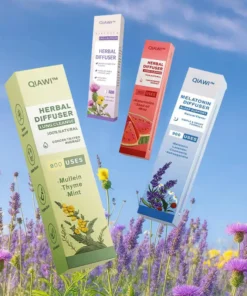 QIAWI™ Mullein Relaxation Stick – Soothes Lungs, Detoxifies, Freshens Breath