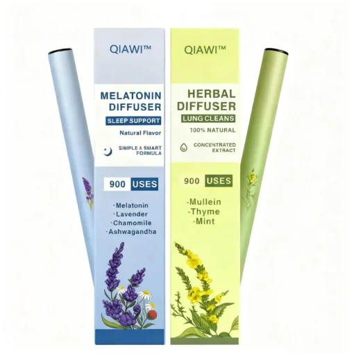QIAWI™ Mullein Relaxation Stick – Soothes Lungs, Detoxifies, Freshens Breath