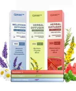 QIAWI™ Mullein Relaxation Stick – Soothes Lungs, Detoxifies, Freshens Breath