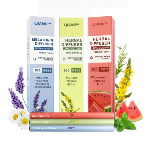 QIAWI™ Mullein Relaxation Stick – Soothes Lungs, Detoxifies, Freshens Breath