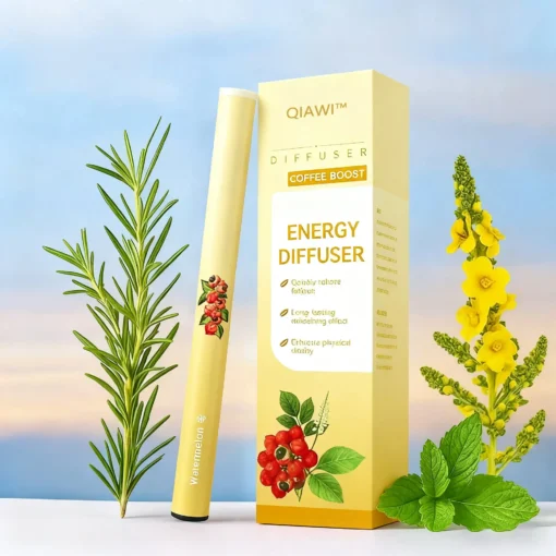QIAWI™ Mullein Relaxation Stick – Soothes Lungs, Detoxifies, Freshens Breath
