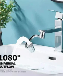 QIAWI™ 1080° Rotating Robotic Arm Universal Faucet Filter