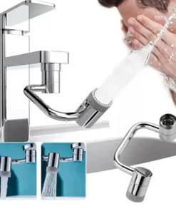 QIAWI™ 1080° Rotating Robotic Arm Universal Faucet Filter