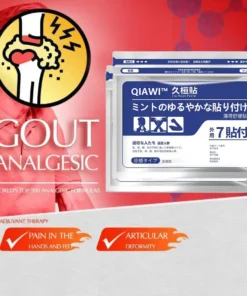 QIAWI™ Back Pain Patch Natural Pain Relief Patches for Knee Neck Shoulder and Joint Pain Muscle Soreness Arthritis Relief