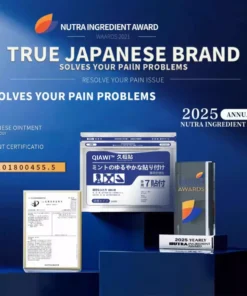 QIAWI™ Back Pain Patch Natural Pain Relief Patches for Knee Neck Shoulder and Joint Pain Muscle Soreness Arthritis Relief