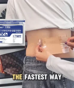 QIAWI™ Back Pain Patch Natural Pain Relief Patches for Knee Neck Shoulder and Joint Pain Muscle Soreness Arthritis Relief