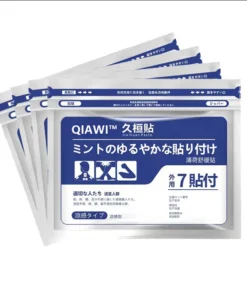QIAWI™ Back Pain Patch Natural Pain Relief Patches for Knee Neck Shoulder and Joint Pain Muscle Soreness Arthritis Relief