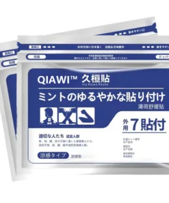 QIAWI™ Back Pain Patch Natural Pain Relief Patches for Knee Neck Shoulder and Joint Pain Muscle Soreness Arthritis Relief