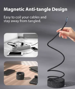 QIAWI™ Magnetic Anti-Tangle Charging Cable
