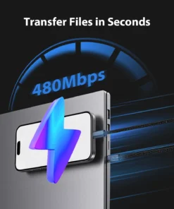 QIAWI™ Magnetic Anti-Tangle Charging Cable