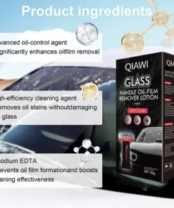 Automotive Oil Film Remover – Streak-Free Glass Cleaner for Fast Window Decontamination