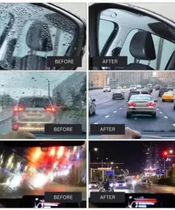 Automotive Oil Film Remover – Streak-Free Glass Cleaner for Fast Window Decontamination