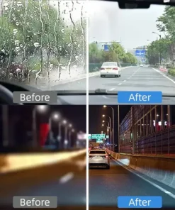 Automotive Oil Film Remover – Streak-Free Glass Cleaner for Fast Window Decontamination