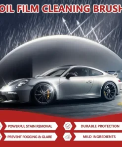 Automotive Oil Film Remover – Streak-Free Glass Cleaner for Fast Window Decontamination