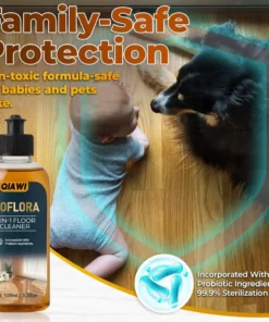 QIAWI 5-in-1 Floor Cleaner - Fast-Drying, Antibacterial, and Eco-Friendly Solution