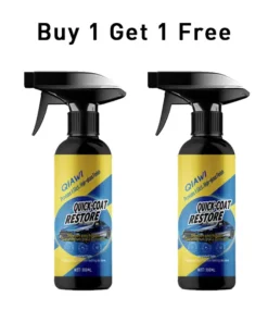 QIAWI Car Nano quick-coat restore-Coating Spray-Advanced Automobile Quick-acting Coating Agent With Dust -Proof and Glazing Effects -Long Lasting Car Showroom gloss that LASTS 350ml