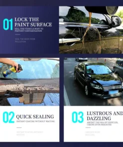 QIAWI Car Nano quick-coat restore-Coating Spray-Advanced Automobile Quick-acting Coating Agent With Dust -Proof and Glazing Effects -Long Lasting Car Showroom gloss that LASTS 350ml