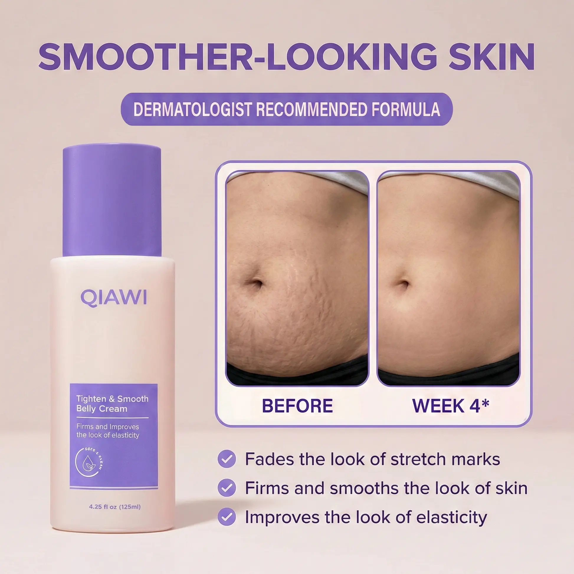 QIAWI® Tighten & Smooth Belly Cream