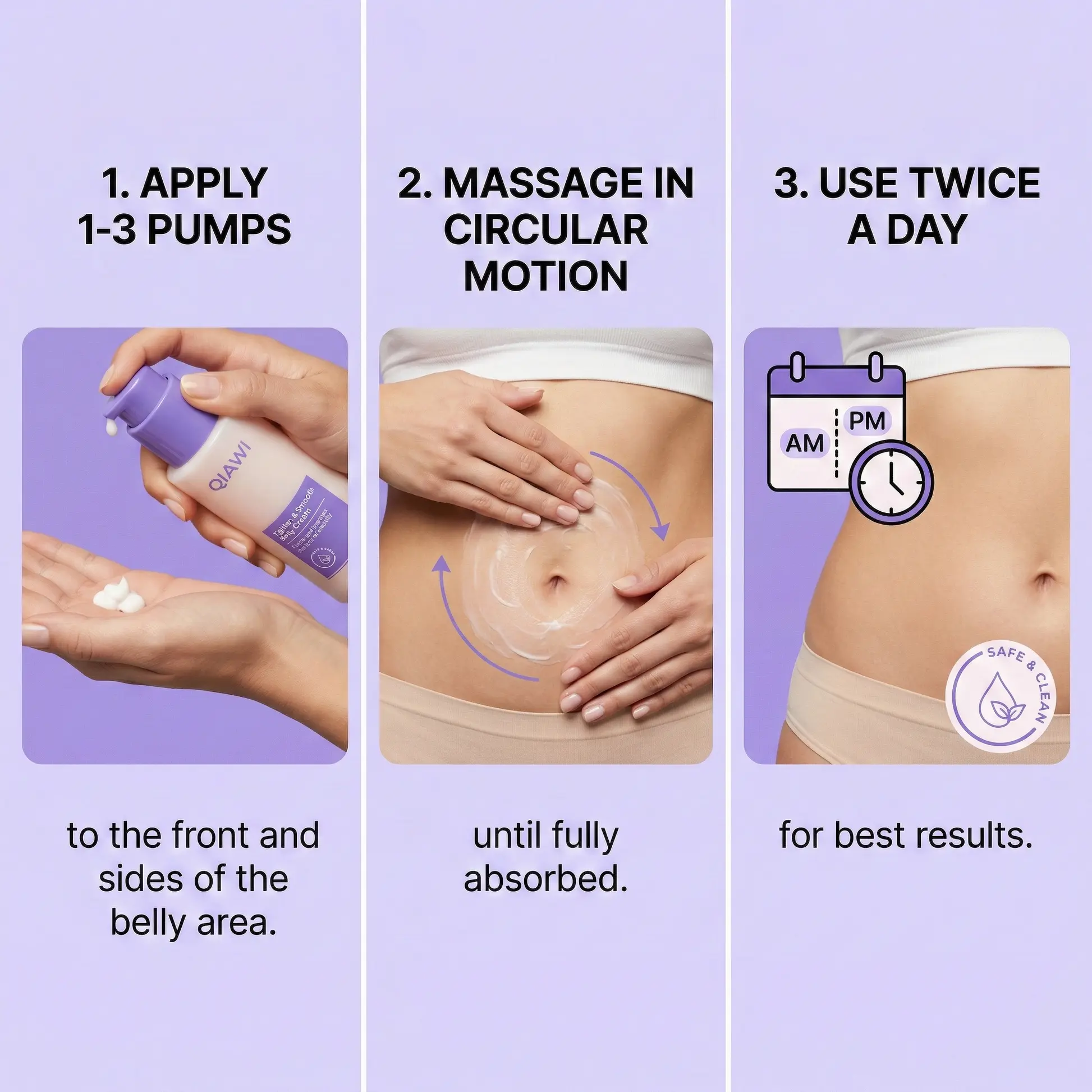 QIAWI® Tighten & Smooth Belly Cream