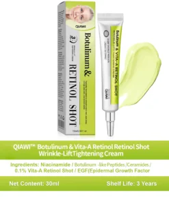 QIAWI™ Botulinum Vita-A Retinol Shot Wrinkle-Lift Tightening cream