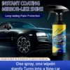QIAWI Car Nano quick-coat-Advanced Automobile Quick-acting Coating Agent With Dust -Proof and Glazing Effects -Long Lasting Car Showroom gloss that LASTS 350ml