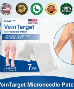 QIAWI™ VeinTarget Microneedle PatchInstant Relief, Long-Term Results
