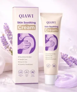QIAWI 2 All-Over Soothing Gel – Fast Relief for Face & Body, with Tea Tree & Cica for Irritation, Razor Bumps & Dryness, Skin Repair