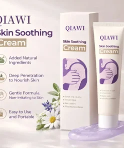 QIAWI 2 All-Over Soothing Gel – Fast Relief for Face & Body, with Tea Tree & Cica for Irritation, Razor Bumps & Dryness, Skin Repair
