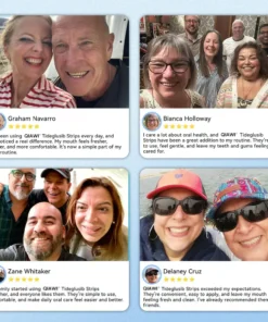 QIAWI® Tideglusib Fast‑Dissolving Tooth & Gum Repair Oral Strips