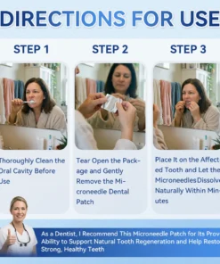 QIAWI® Tideglusib Fast‑Dissolving Tooth & Gum Repair Oral Strips