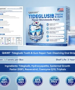QIAWI® Tideglusib Fast‑Dissolving Tooth & Gum Repair Oral Strips