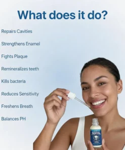 QIAWI Fluoride-Free Hydroxyapatite Tooth Armor Essence & Enamel Repair