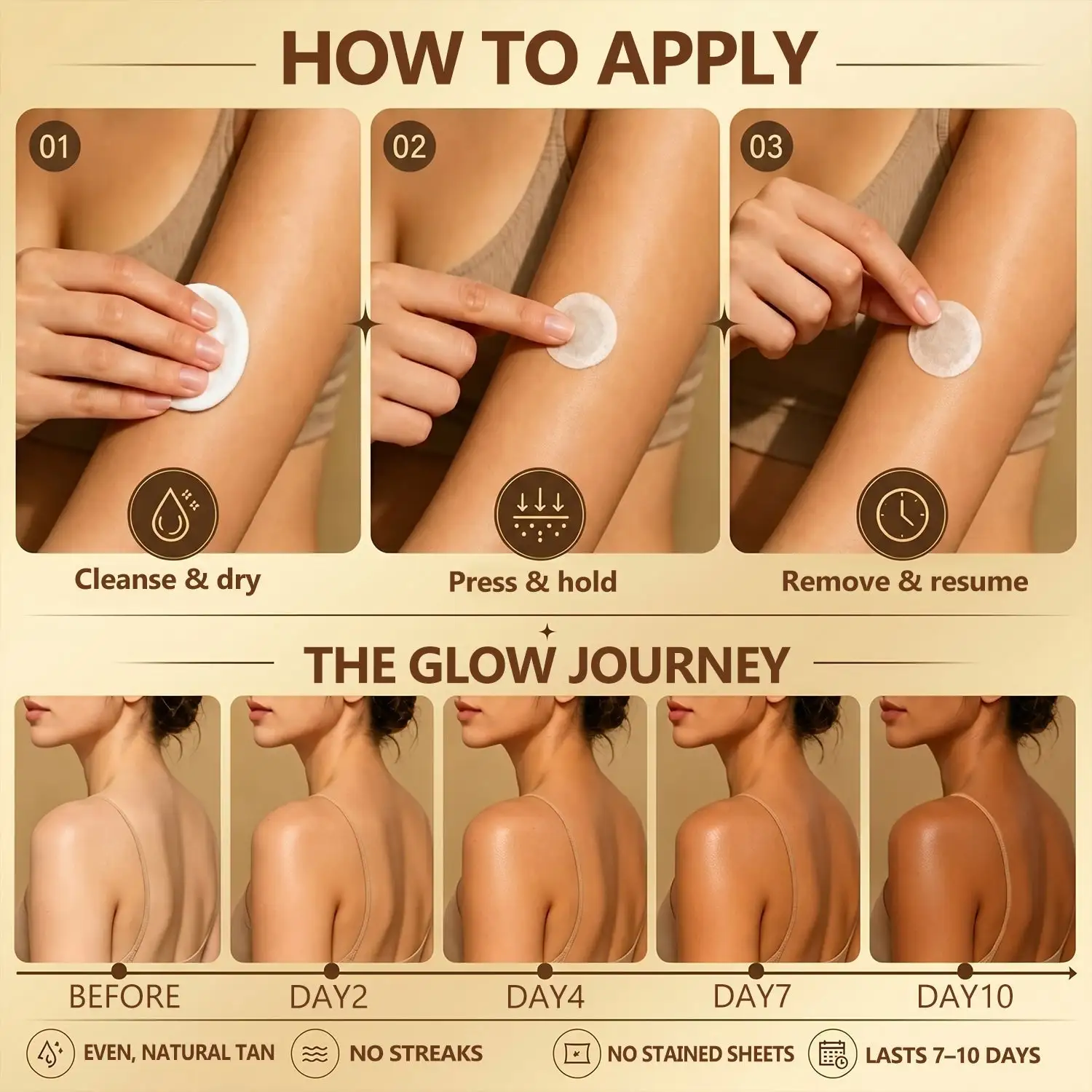 QIAWI™ Sun-Free Golden Bronze Glow