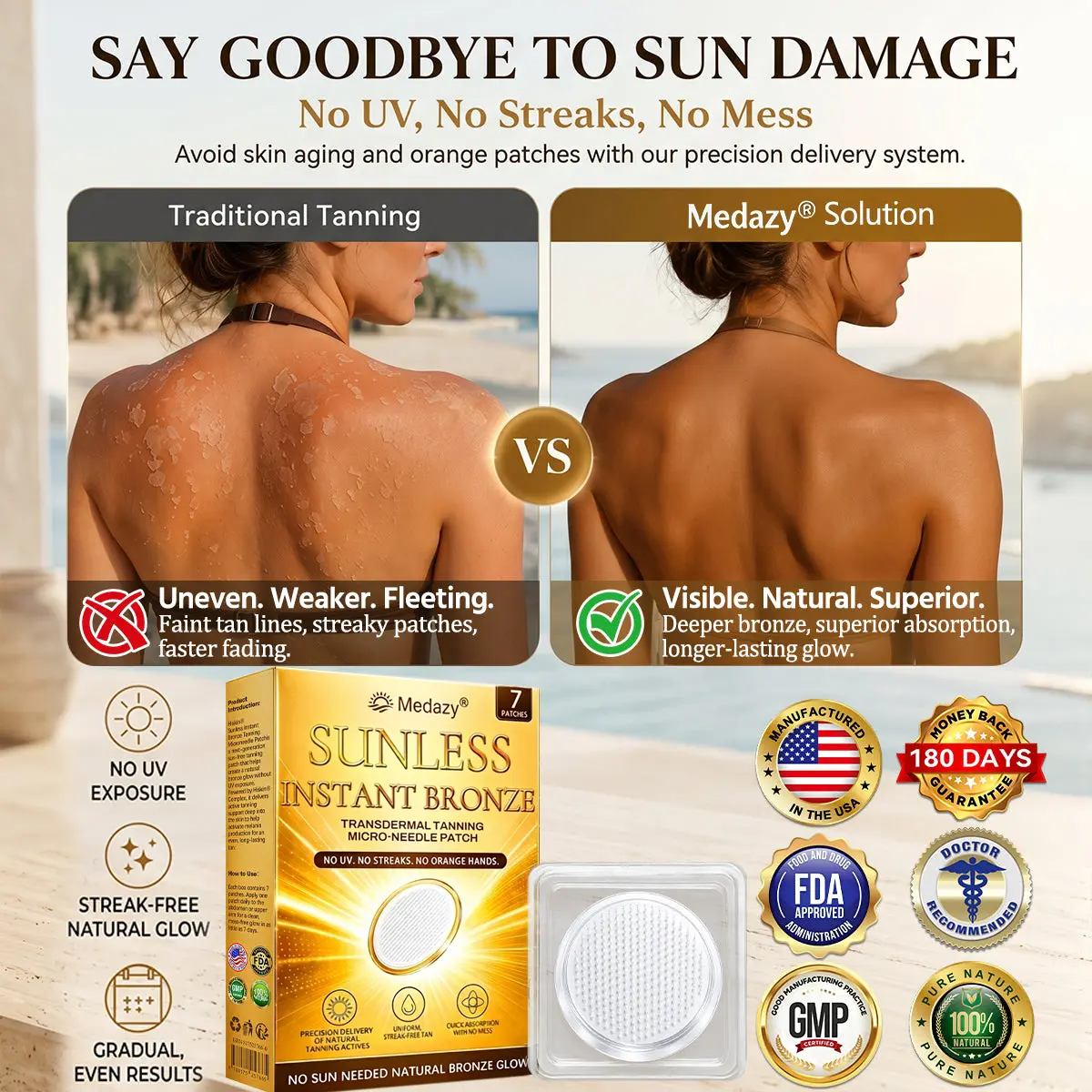 QIAWI™ Sun-Free Golden Bronze Glow