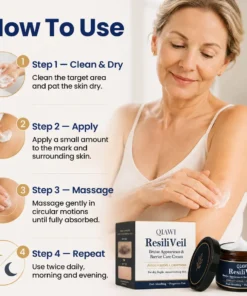 QIAWI® ResiliVeil Bruise Appearance Barrier Care Cream