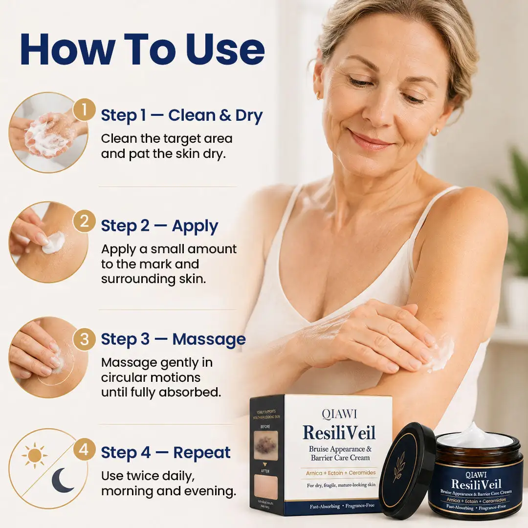 QIAWI® ResiliVeil Bruise Appearance Barrier Care Cream