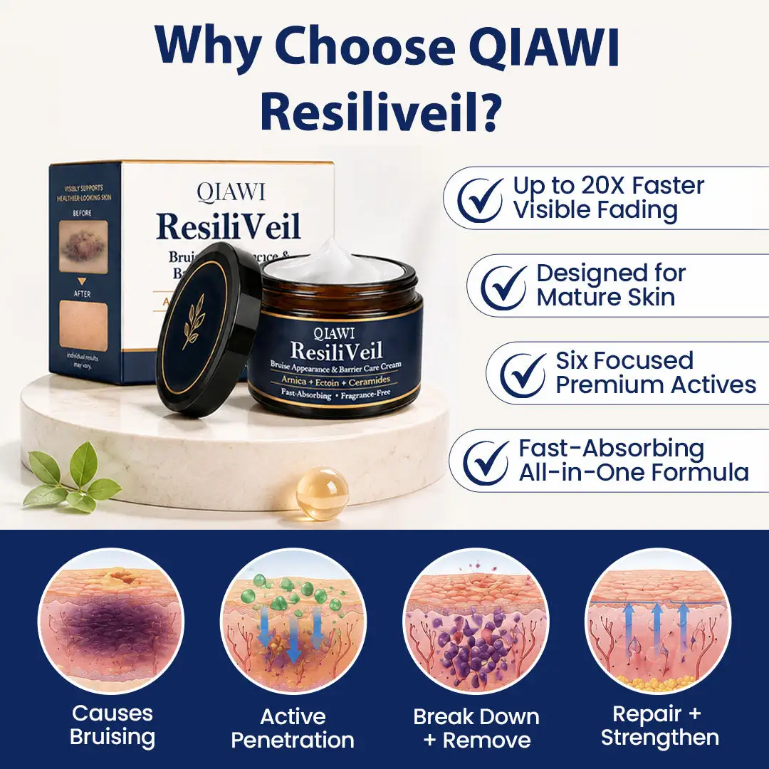 QIAWI® ResiliVeil Bruise Appearance Barrier Care Cream