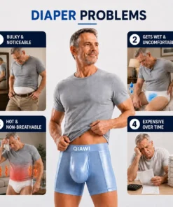 QIAWI™ Premium Leakproof Bamboo Ice Silk Boxer